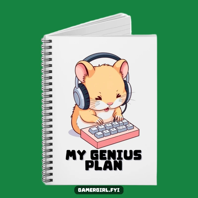 Funny Hamster Notebook: Jot Down Ideas with Hilarious Determination - Perfect Gift!
