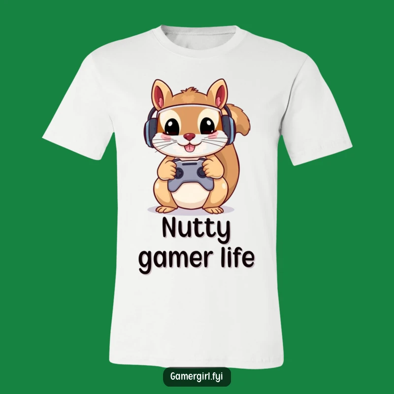 Funny Squirrel Gamer T-Shirt: Hilarious Victory Awaits - Perfect Gift for Players