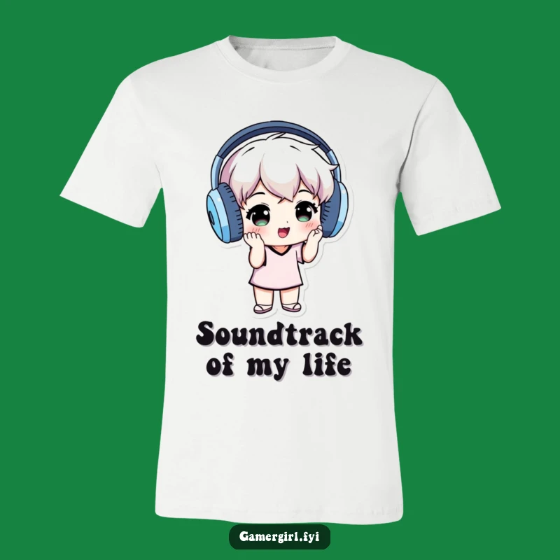 Funny Music Lover T-Shirt - Grooving Headphone Individual Tee